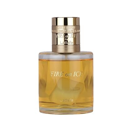 Lattafa Fire On Ice – Fruity, Spicy, Woody, Ambery – Eau de Parfum Spray Long-Lasting Fragrance for Unisex, 3.71 Ounce / 110 ml