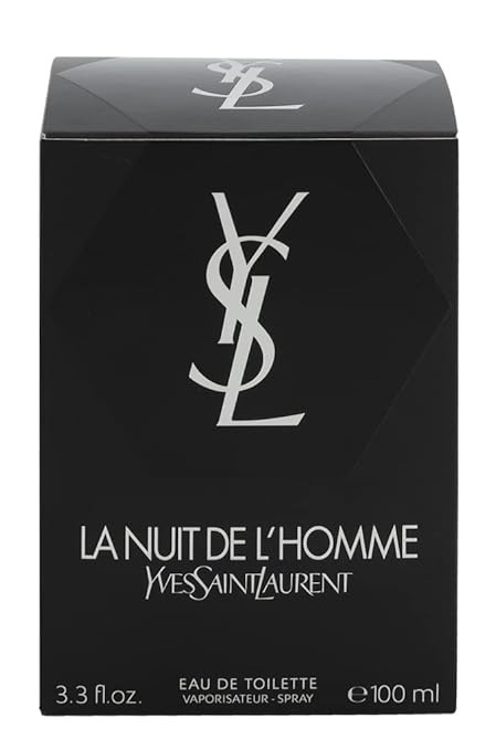 Yves Saint Laurent La Nuit De L'Homme for Men – 3.3 oz EDT Spray