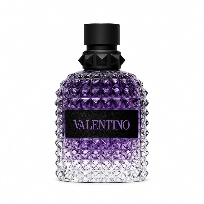 Valentino Born in Roma Uomo Purple Melancholia Eau de Toilette 3.4 fl. oz – Modern Aromatic Woody Fragrance for Men