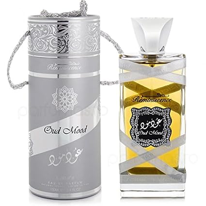 Lattafa Oud Mood Reminiscence Eau de Parfum for Unisex 3.4 oz / 100 ml – Warm, Woody &amp; Long-Lasting Arabic Fragrance