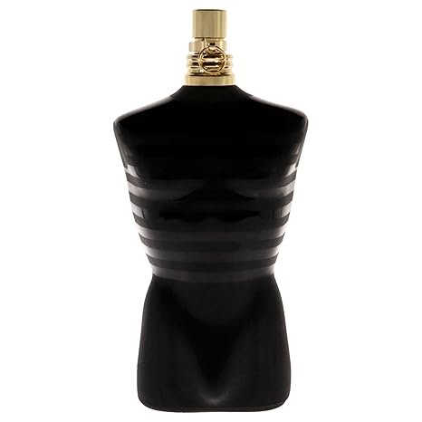 Black mannequin bust with gold accents 