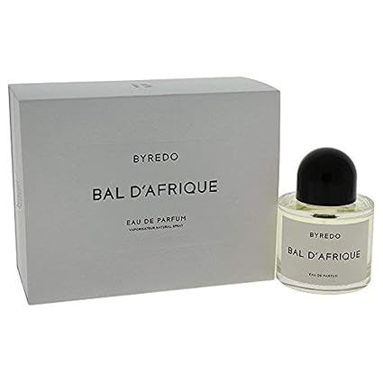 Byredo Bal d'Afrique eau de parfum bottle and packaging on a white background