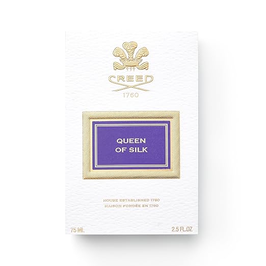 Creed Queen of Silk perfume packaging on a white background