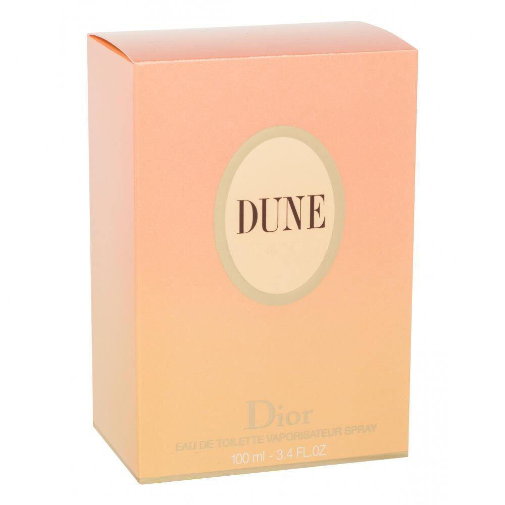 Dior Dune perfume box on a white background