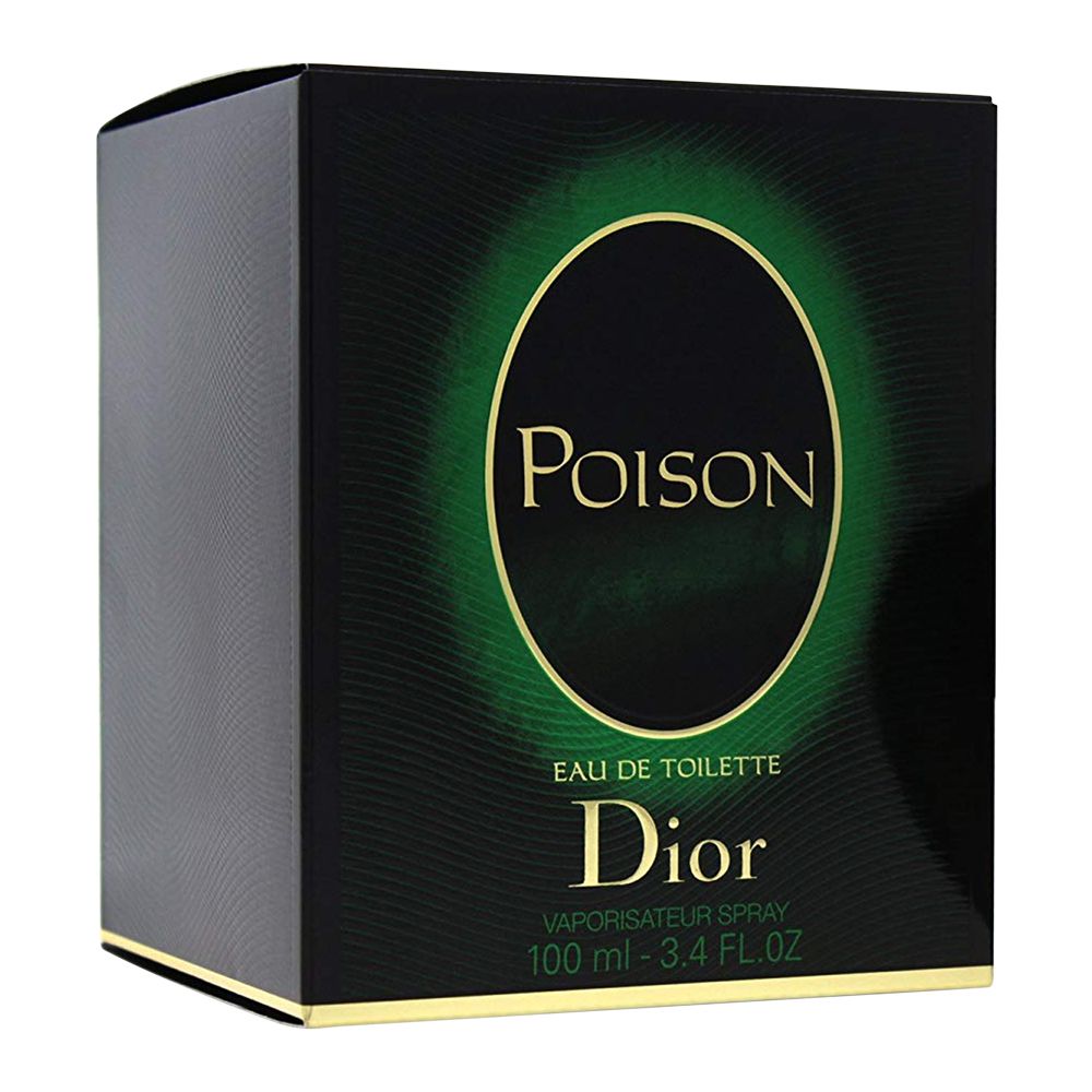 Dior Poison Eau de Toilette packaging on a white background