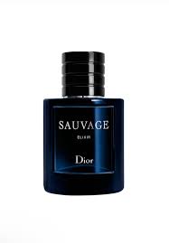 Dior Sauvage perfume bottle on a white background
