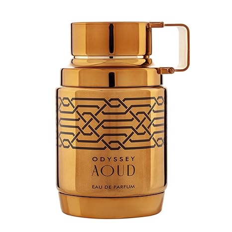 Gold Odyssey Aoud eau de parfum bottle on a white background