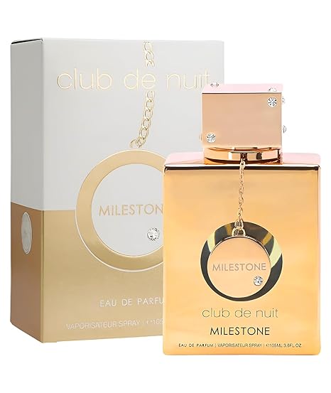 Milestone Club de Nuit perfume bottle and packaging on a white background