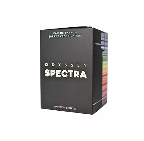 Odyssey Spectra perfume packaging on a white background
