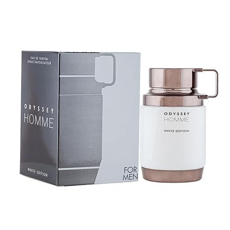 Odyssey Homme perfume bottle and packaging on a white background
