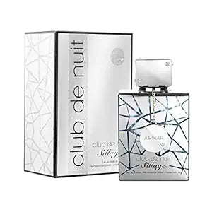 Perfume bottle and packaging of Club de Nuit Sillage by Armaf on a white background