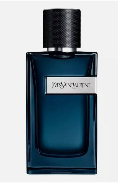 Yves Saint Laurent perfume bottle on a white background