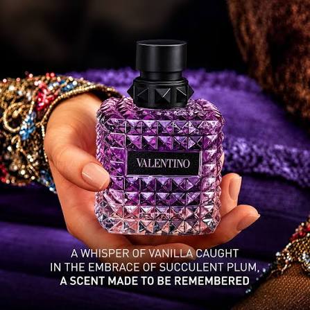 Valentino Born in Roma Donna Purple Melancholia Eau de Parfum 3.4 fl. oz – Luxury Floral Woody Fragrance for Women