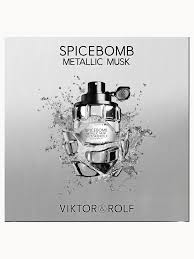 Viktor & Rolf Spicebomb Metallic Musk Eau de Parfum 3oz/90ml – A Bold & Sensual Masculine Statement