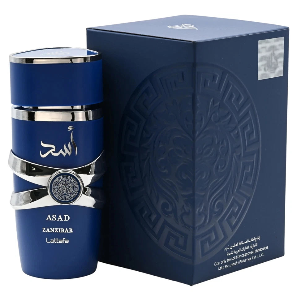 Asad Zanzibar by Lattafa Cologne for Men EDP 3.3 / 3.4 oz
