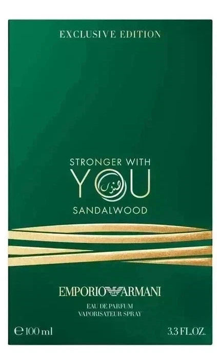 Stronger With You Sandalwood 3.3 oz / 100 ml Eau de Parfum – A Warm & Addictive Woody Signature